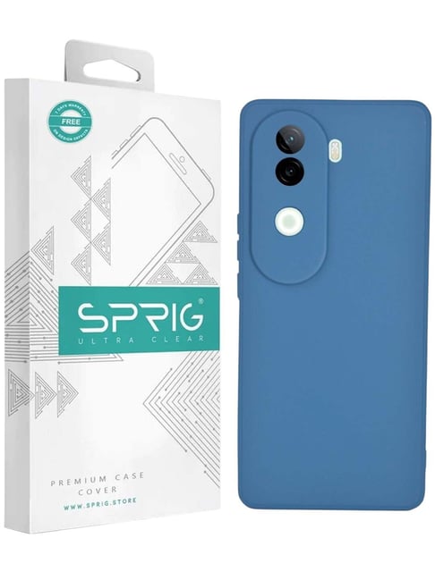 Sprig Back Cover for iQOO Z9s 5g (Blue)-picture-21