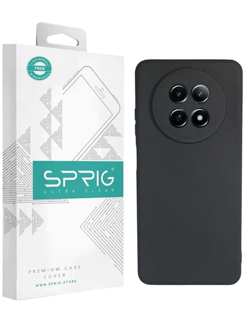 Sprig Back Cover for Realme 13 5G (Black)-picture-29