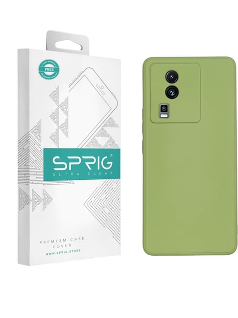Sprig TPU Matte Back Cover for IQOO Neo 7 5G (Green)-picture-46
