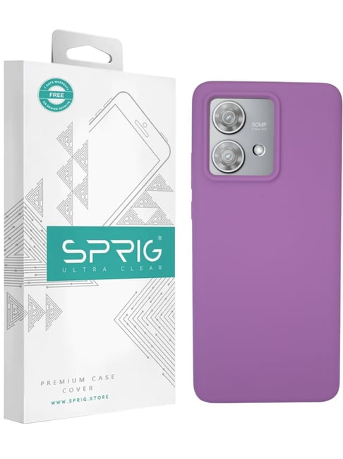 Sprig Back Cover for Motorala Edge 40 (Purple)-picture-12