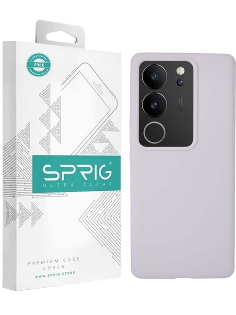 Sprig Liquid Silicone Back Cover for Vivo V29 (White)-picture-11