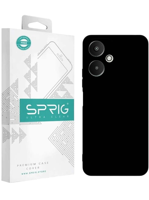 Sprig Back Cover for Poco M6 5G (Black)-picture-41