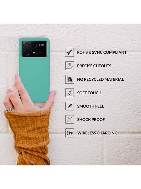 Sprig Back Cover for POCO X6 Pro 5G (Blue)-picture-25