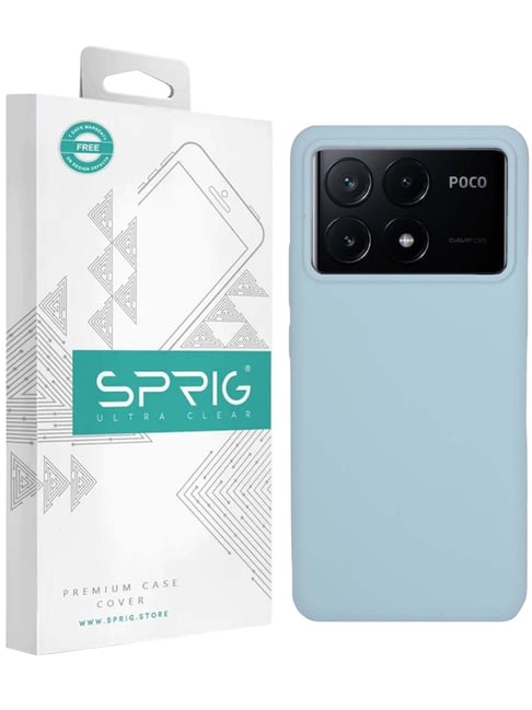 Sprig Back Cover for Poco x6 Pro (Blue)-picture-22