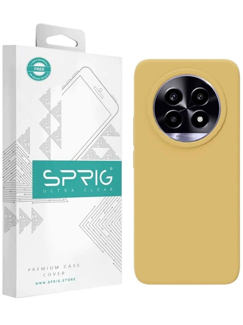 Sprig Back Cover for REALME 13 PRO (Yellow)-picture-19
