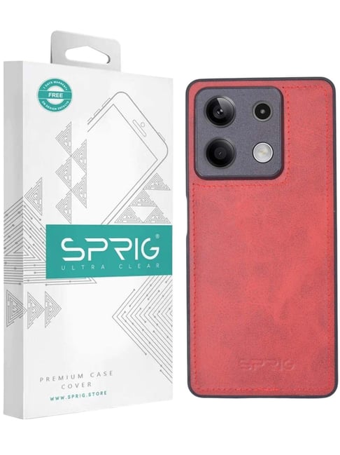 Sprig Back Cover for Poco X6 Neo 5G (Red)-picture-21
