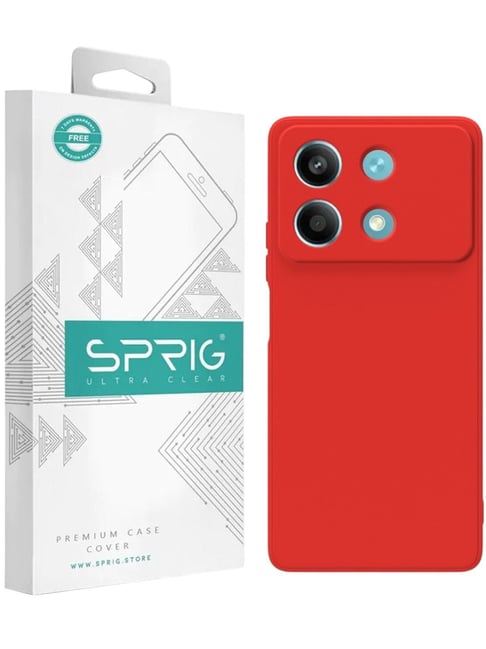Sprig Back Cover for POCO X6 NEO 5G (Red)-picture-20