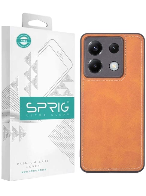Sprig Back Cover for POCO X6 (Brown)-picture-15