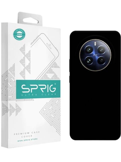Sprig Back Cover for Realme 12 Pro (Black)-picture-36