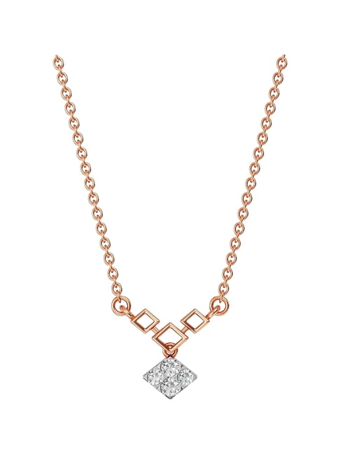 Joyalukkas 18k (750) Purity Rose Gold Sparkling Diamond Pendent-picture-45