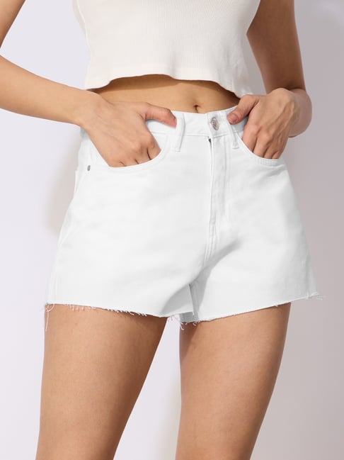 The Souled Store Moonlight Cotton Regular Fit Shorts-picture-24