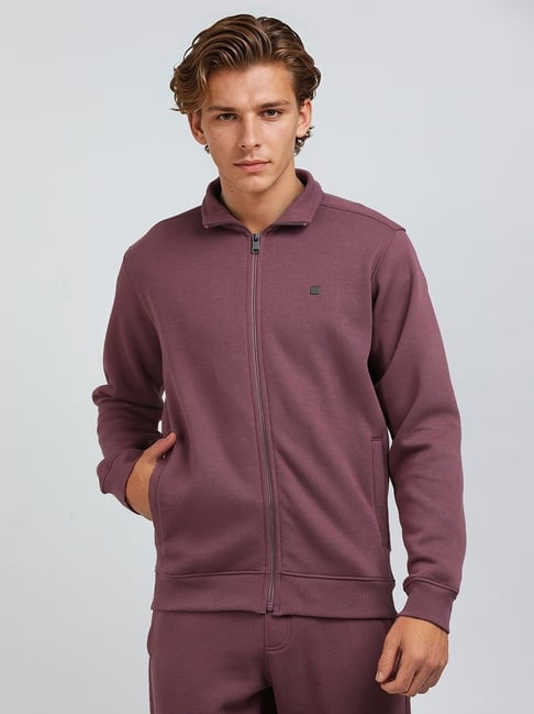 French Connection Pink Blended Solid Long Sleeves Sweatshirts-picture-39