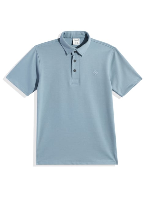 Cavio Boys Blue Cotton T-Shirt