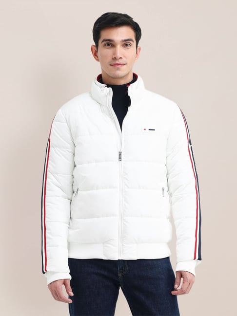 U.S. Polo Assn. White Regular Fit Quilted Jacket-picture-14