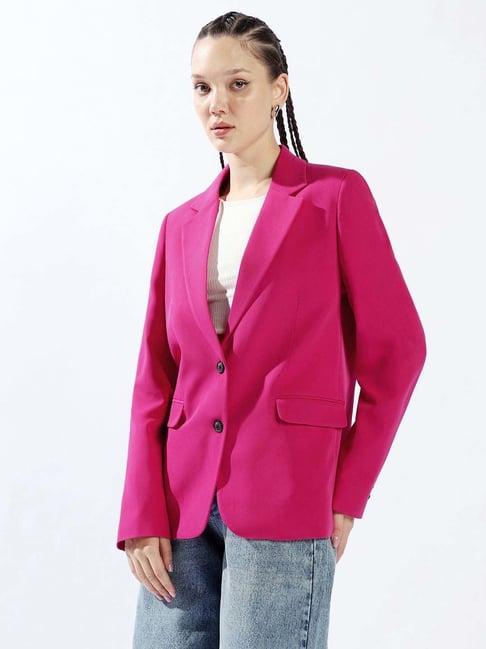 Hubberholme Pink Oversized Blazer-picture-14