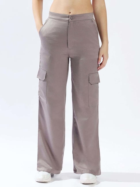 High Star Grey Wide Leg Trousers-picture-41