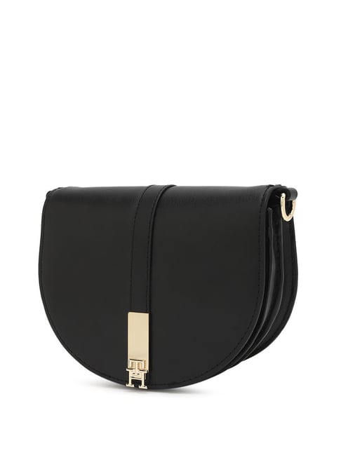 TOMMY HILFIGER Black PU Sling Bag-picture-19