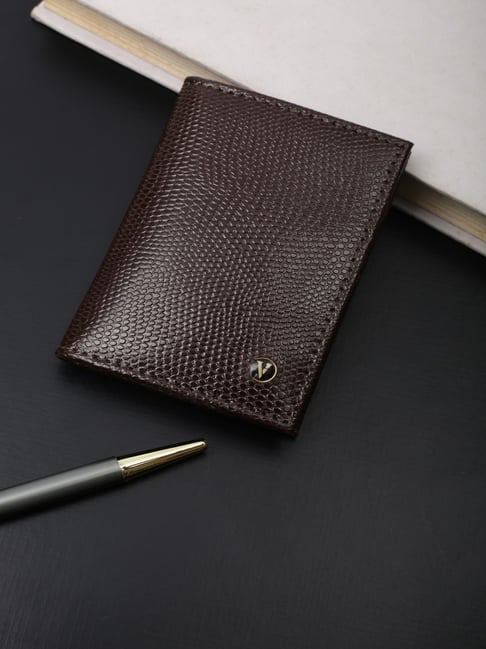 Van Heusen Brown Animal Effect Leather Wallet