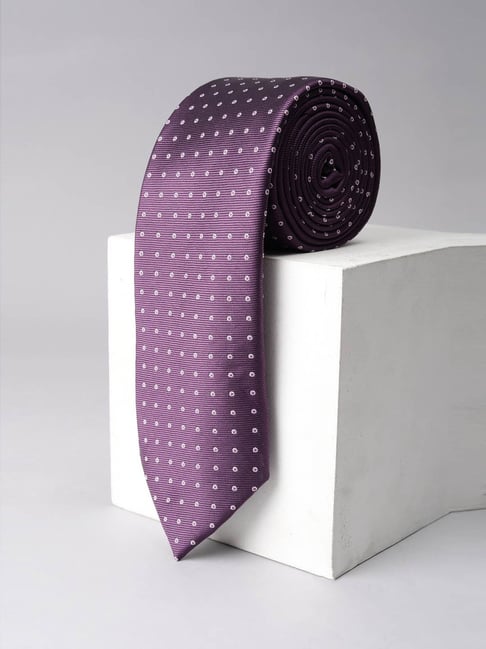 Van Heusen Purple Printed Tie-picture-28