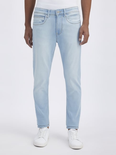 Pepe Jeans Sky Blue Slim Fit Jeans-picture-18