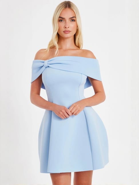 Quiz Blue Regular Fit Dress Quiz Blue Regular Fit Dress