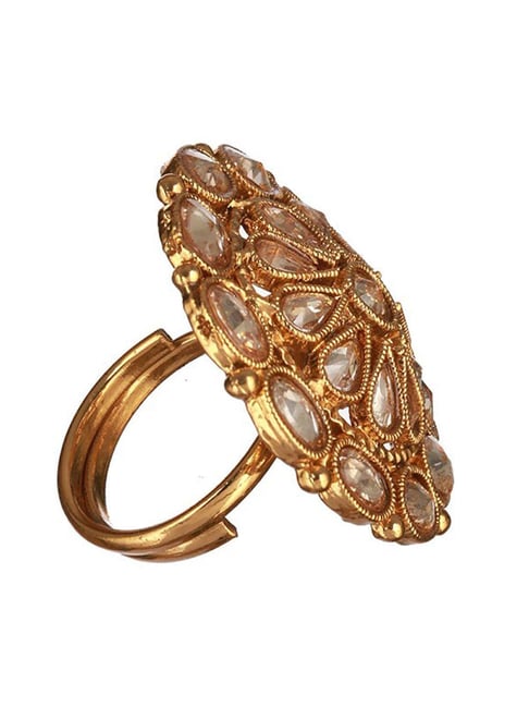 Priyaasi Gold Oxidized Casual Ring-picture-46