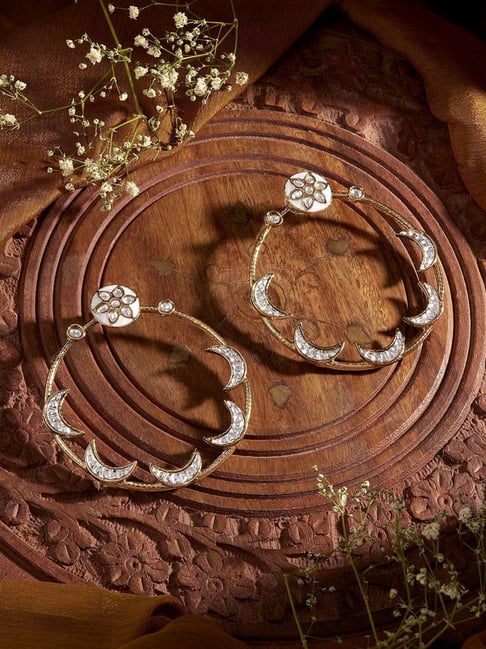 Priyaasi Gold Plated Kundan Drop Earring-picture-38