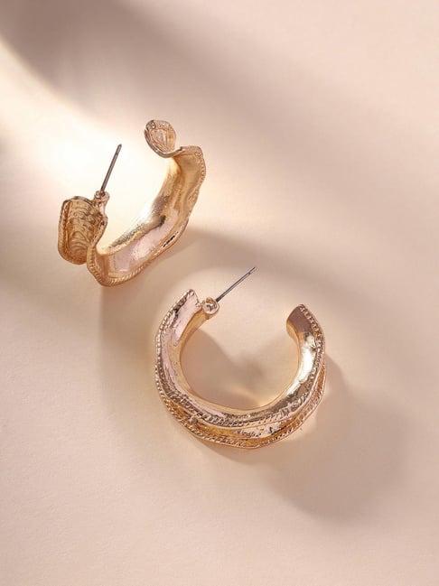 Priyaasi Gold Plated Hoop Earring-picture-41