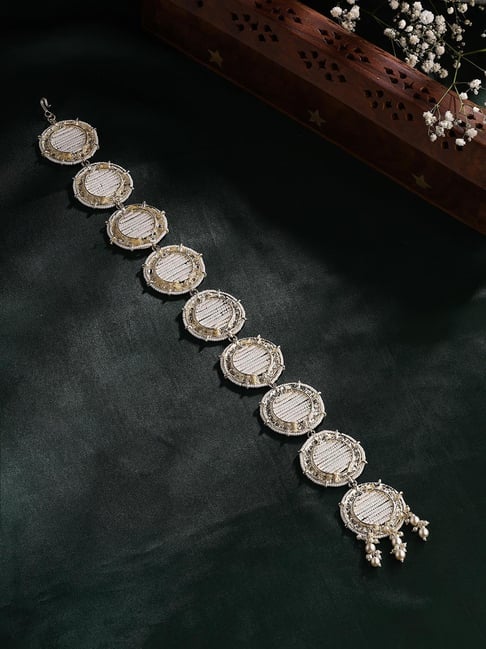 Priyaasi Gold Kundan Billai Headpiece-picture-33