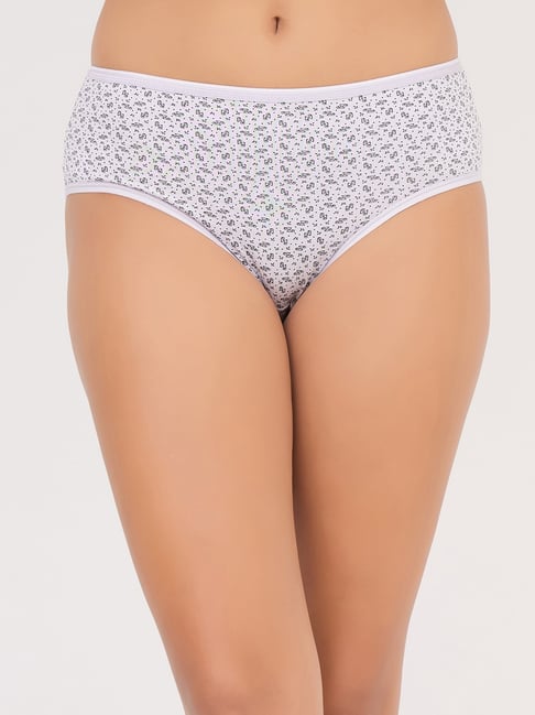 Clovia Purple Cotton Printed Panties-picture-40
