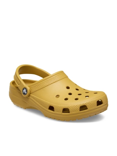 Crocs Unisex Yellow Classic Clogs