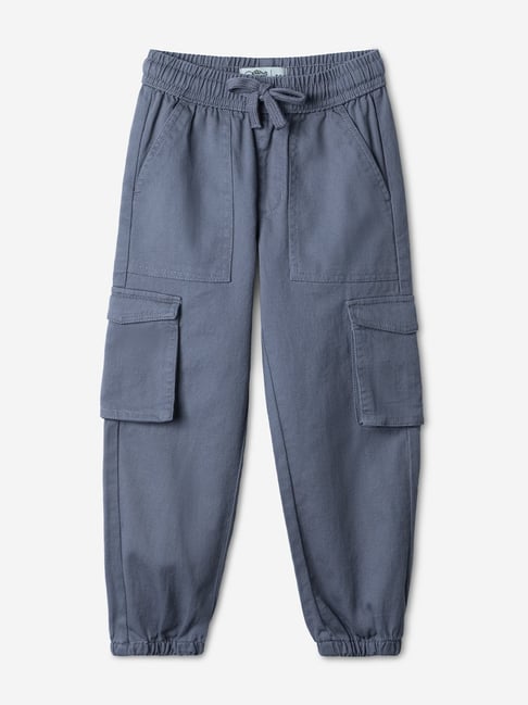 The Souled Store Girls Slate Speedsters Cotton Regular Joggers-picture-43