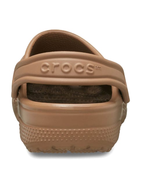 Crocs Classic Clog Chocolate Crocs Kids Milk Chocolate Back Strap