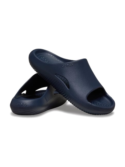 Crocs Men's Mellow Recovery Navy Slides