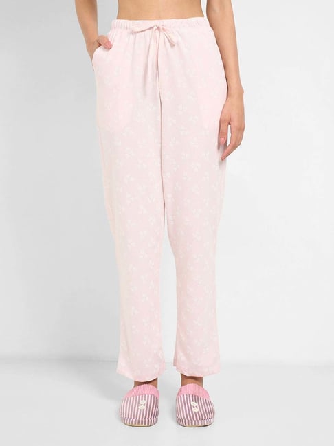 Dreamz By Pantaloons Pink Cotton Comfort Fit Printed Pyjamas-picture-41