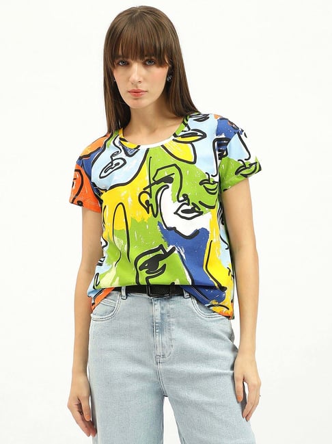 United Colors Of Benetton T-shirt 3JE1J4264 Bianco Relaxed Fit