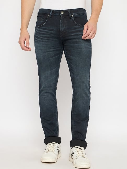 Duke Blue Blended Slim Fit Washed Jeans-picture-22