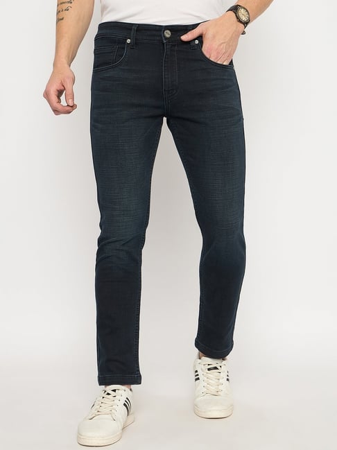 Duke Blue Blended Slim Fit Washed Jeans-picture-27