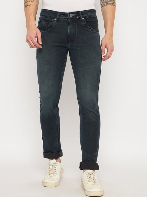 Duke Blue Blended Slim Fit Washed Jeans-picture-17