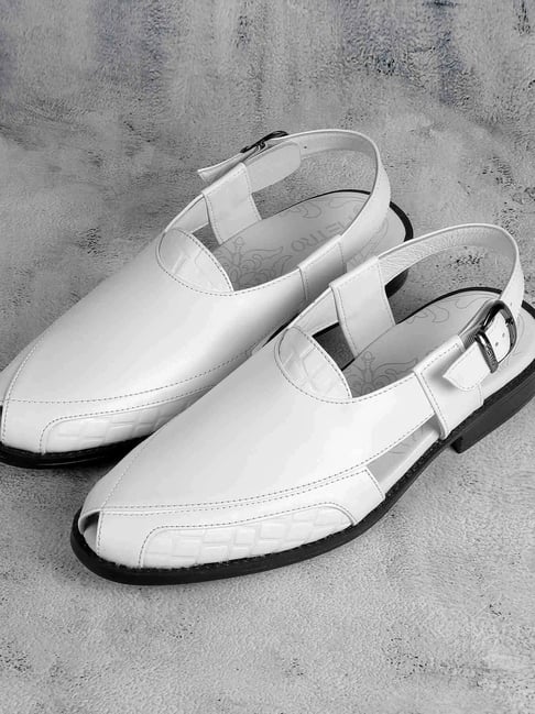 Metro Men's White Back Strap Sandals-picture-21