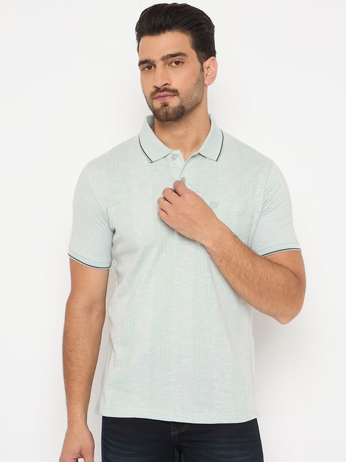 Duke Green Blended Regular Fit Striped Polo T-Shirt-picture-23