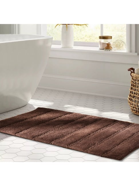 Maspar Brown Cotton Bath Mat