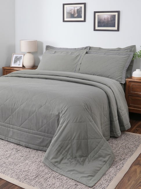 Maspar Green Cotton Single Quilt