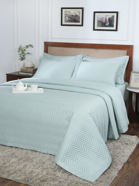 Maspar Blue Cotton Double Quilt