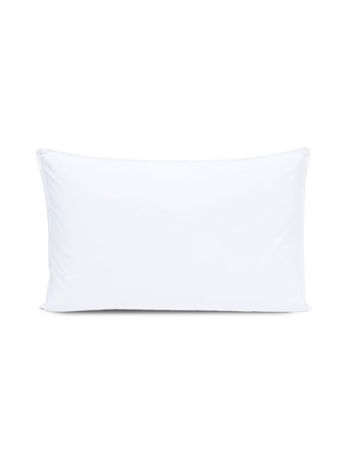 Maspar White Cotton Rectangular Pillow