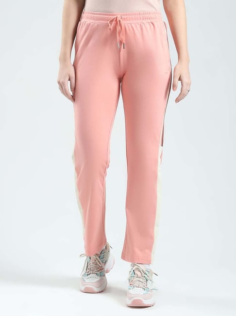 Monte Carlo Peach Regular Fit Sports Trackpants