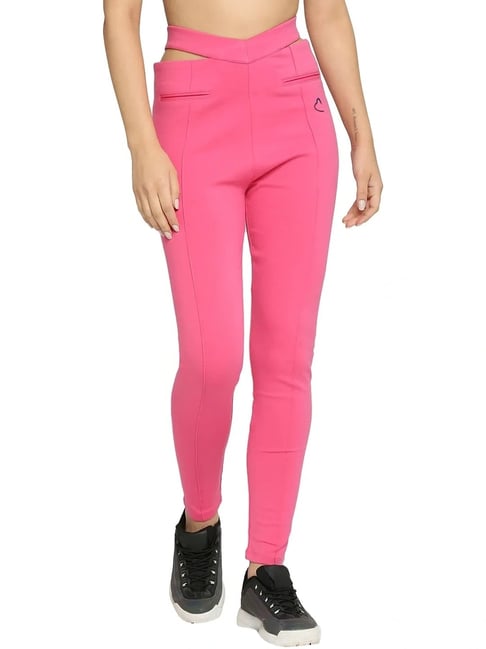 Being Human Pink Skinny Jeggings-picture-20