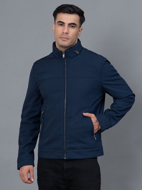 Red Tape Blue Regular Fit Solid Jacket-picture-28