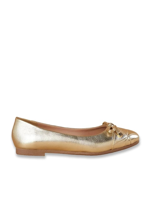 CODE by Lifestyle Women's Gold Ballerinas