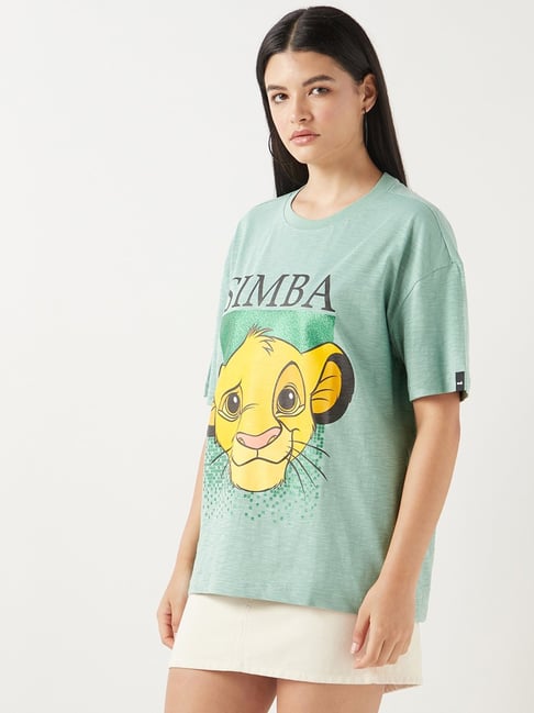 Bershka Tee Shirt Lion Femme Bershka Ladies T Shirt Roi Lion Femme